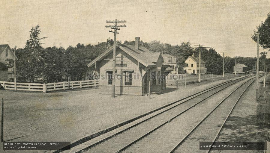 Postcard: Boston & Maine Station, Seabrook, N.H.